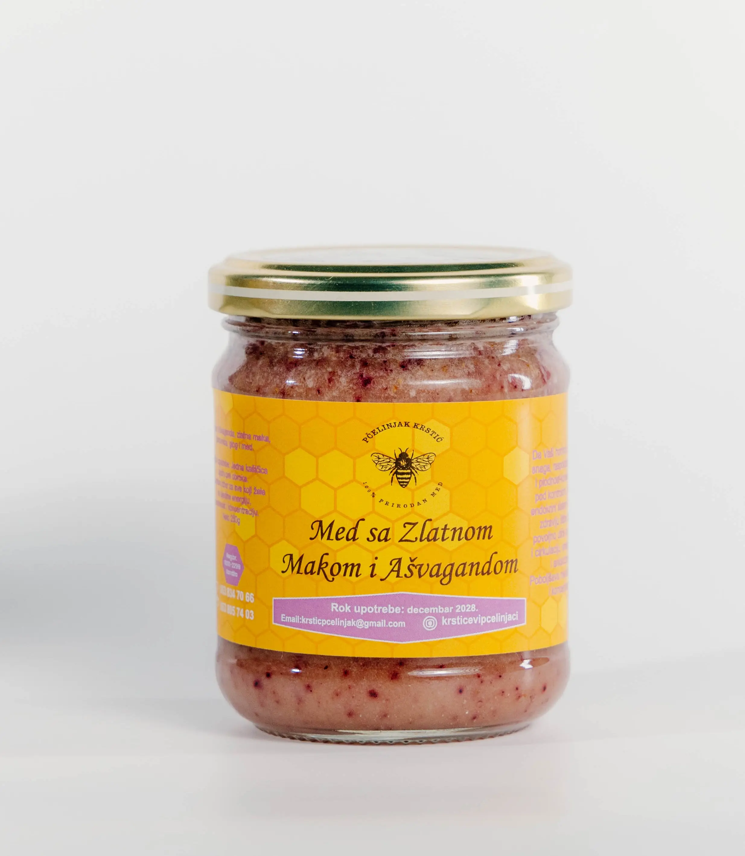 Zlatna maka i ašvaganda u medu